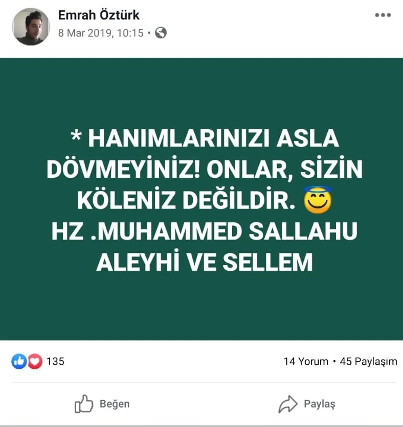 Nişanlısı tarafından öldürülen Emrah Öztürk'ün paylaşımı yürekleri dağladı